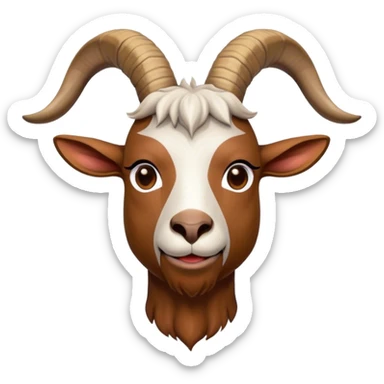 brent faiyaz as a goat sticker
