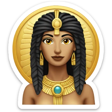 goddess isis sticker
