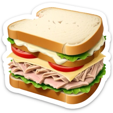 Tuna onion sandwich sticker