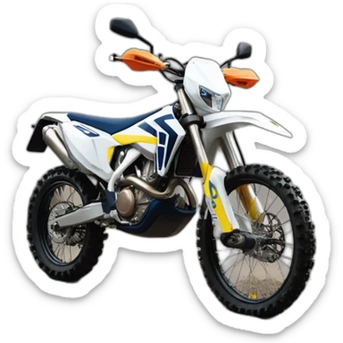 Husqvarna dirt bike sticker