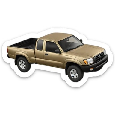 2003 Toyota Tacoma ext cab with sand paint sticker