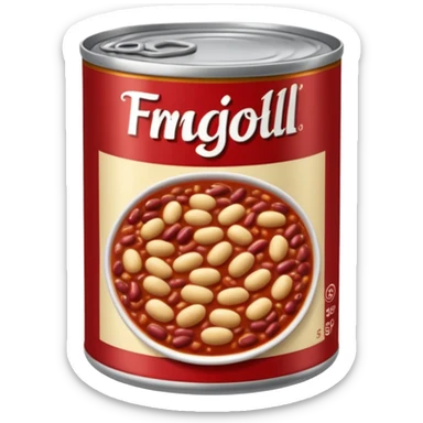fagioli in scatola sticker