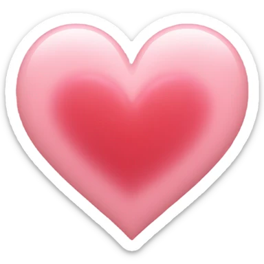 Pretty love heart sticker