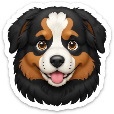 Bernese mountain dog sticker