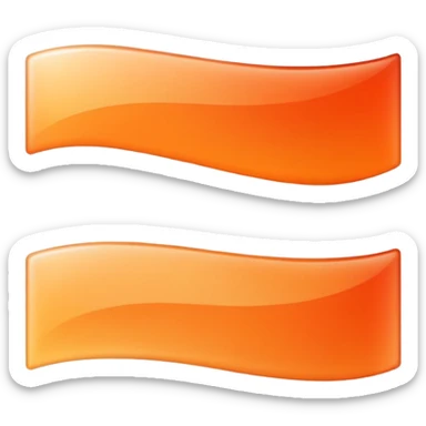 elegant horizontal banner using HEX code #FF6A00 as the color sticker