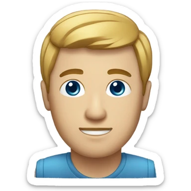 Un hombre con cabeza de camara sticker