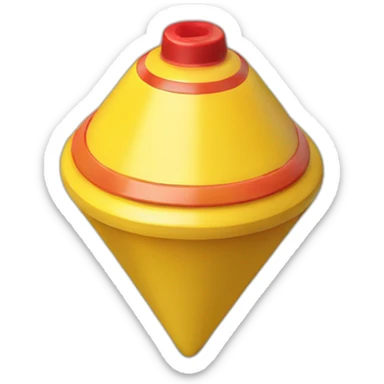 4 sided spinning top sticker