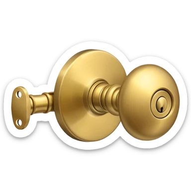 doorknob sticker