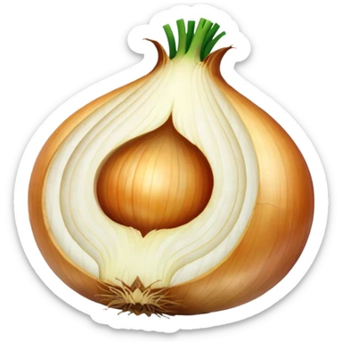 inside of an onion sticker