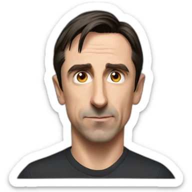 gary neville what sticker