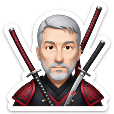 Katana Master sticker