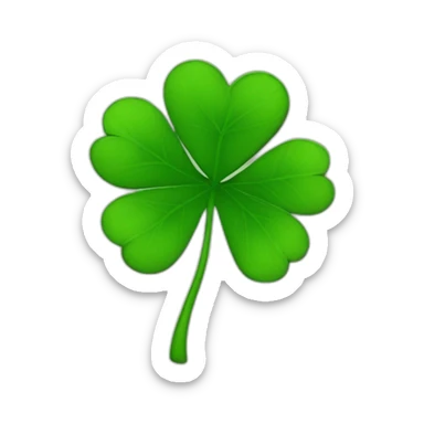 Irish Shamrock sticker