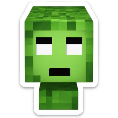 Creeper minecraft sticker
