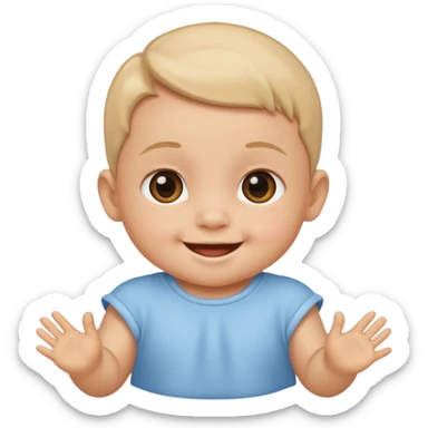 Baby photo lan sticker