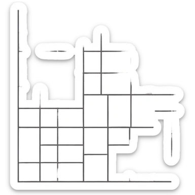 Dark slate concrete floor tile, subtle grid pattern, color #1e293b with slightly lighter highlights, light wear texture, seamless tile pattern, 32x32 pixels sticker