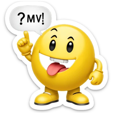 I want classic Pac man or smiley icon showing the phrase: "Give me more information!!!"
It should show the strong desire to learn more, to get more information about the discussed topic, to collect more data...
It must highlight the DATA and INFORMATION is what I want. sticker