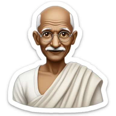 Mahatma Gandhi sticker