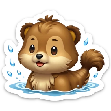 Haz un ornitorrinco sticker