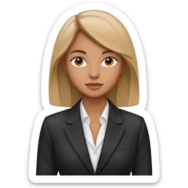 Pero que se note que el saco tenga corte para mujeres sticker