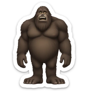 Big foot sticker