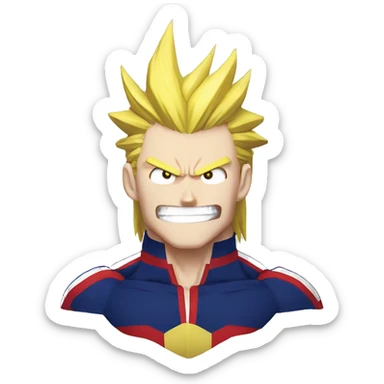 All might - My hero academia sticker