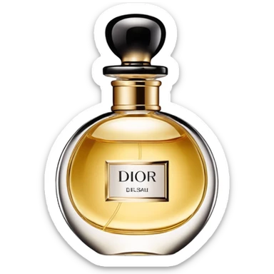 Dior perfume sticker