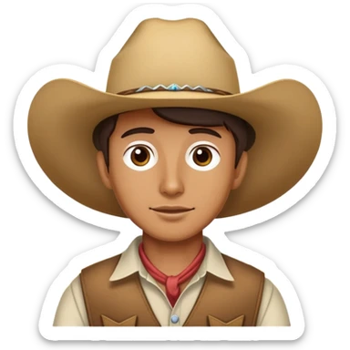 working at a rancho care  sticker