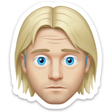 Kurt cobain pov sticker