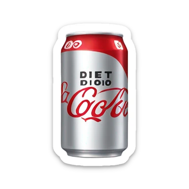 Can of Diet Coke  sticker