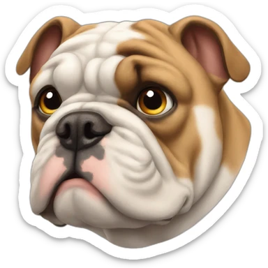 Bulldog frances sticker