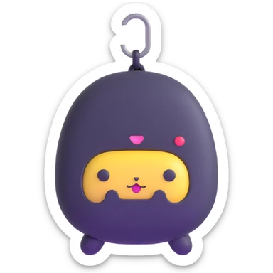 Tamagotchi character sticker