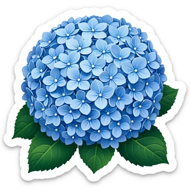 hydrangeas  sticker