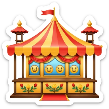 cherish festival booth sticker