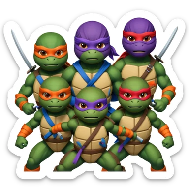 Ninja turtles sticker