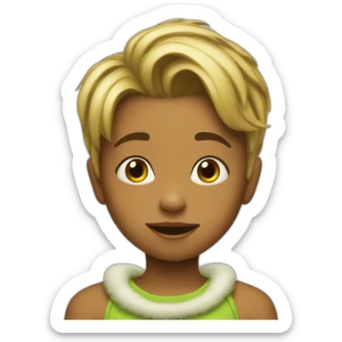 Whoville child sticker