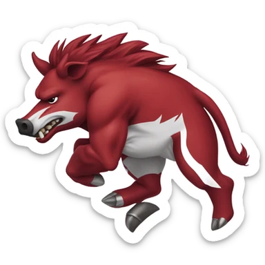 Arkansas Razorbacks sticker