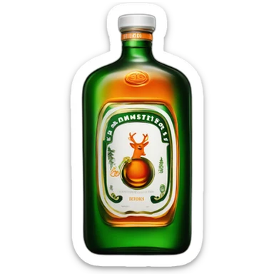jägermeister bottle sticker