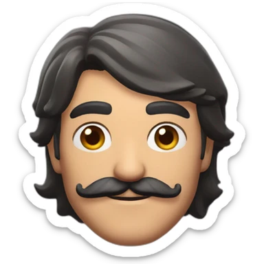 turkish man with mustache as a fortnite skin sticker