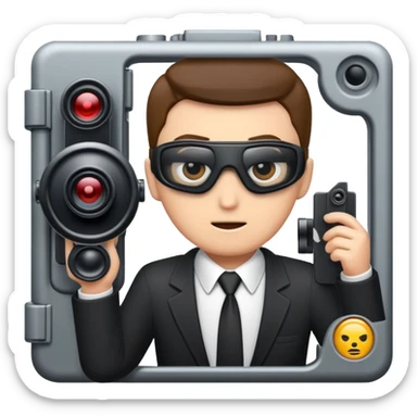 a spy mission sticker