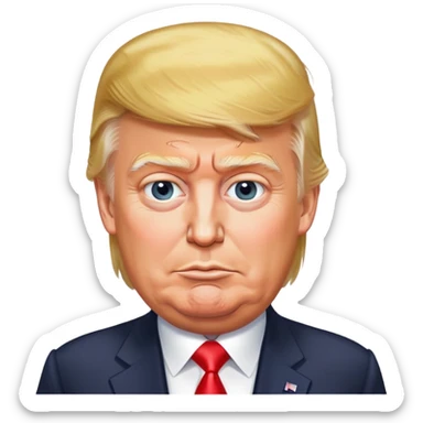 Трамп говорит: Слава России, смерть Америке sticker