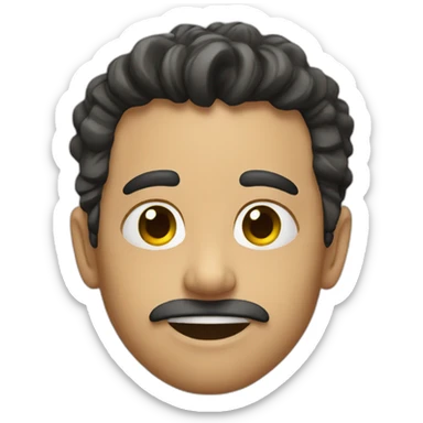 Pinch your face sticker