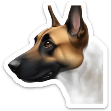 Malinois dog sticker