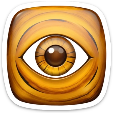 tiger eye gemstone sticker