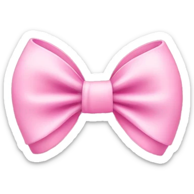 cute pink bow sticker