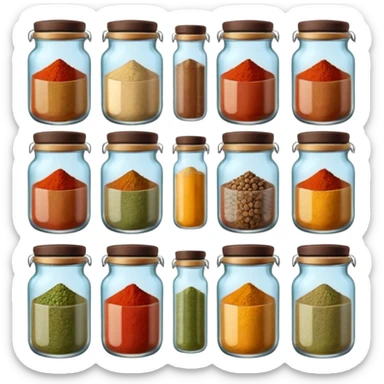 Spice Jar Collections sticker