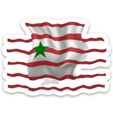 Iraq flag sticker