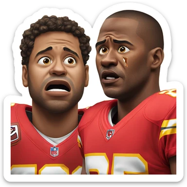 Kansas City Chiefs crying sticker