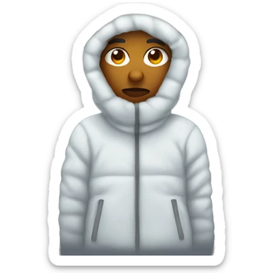 Create emoji of me being really cold sticker