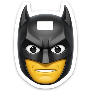 A batman emoji sticker