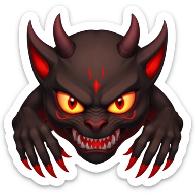 lurk demon sticker